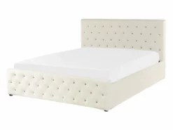 Cama Con Somier De Terciopelo Beige Claro 140 X 200 Cm AMIENS -Conforama Tienda de ventas 40a7dcb298dd6372c3ed1f6b20d9a45814c8a333 8556fa589a3a4e279a24b21f927d32dc