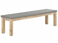 Banco De Jardín De Cemento Reforzado Gris/madera Clara 160 Cm OSTUNI -Conforama Tienda de ventas 42ccd8a9fc484a6691000128ed3bf743b8c33c94 cebf3fceba194793b969542658b666ac