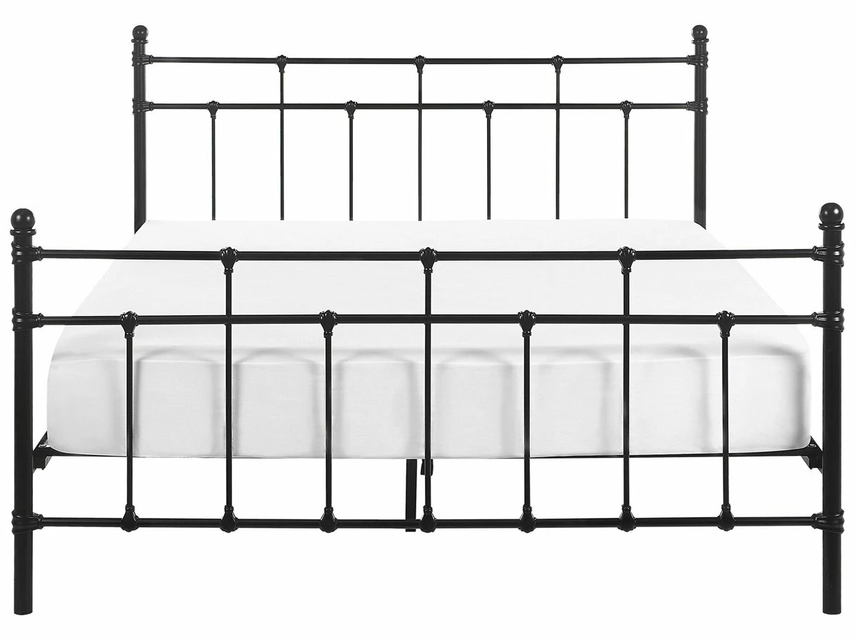 Cama Con Somier De Metal Negro 140 X 200 Cm LYNX 5 Cama Con Somier De Metal Negro 140 X 200 Cm LYNX - Imagen 5