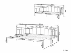Cama Con Somier De Metal Blanco 90/180 X 200 Cm TULLE 13 Cama Con Somier De Metal Blanco 90/180 X 200 Cm TULLE -Conforama Tienda de ventas 43711f0ce8e9d6c7c265be5b1e6c82360b0fea4d 611c5e2a24a7477483fdb9f012d253eb