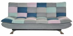 Sofá Cama De Tela MARIE Estampado Multicolor
