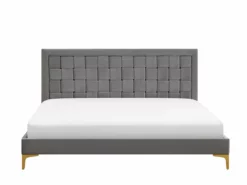 Cama Con Somier De Terciopelo Gris 180 X 200 Cm LIMOUX -Conforama Tienda de ventas 44e8fe3a236c5d173fb6eb861f6cceff0c9b8e20 86089eb91af1439c8819d90684fb2544