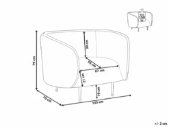 Sillón De Poliéster Blanco LOEN -Conforama Tienda de ventas 4ab4792e351181c6e9df33442e3a3ff8bd83ffe7 6beba552a1e54ed69cfd7e27d7c68db6