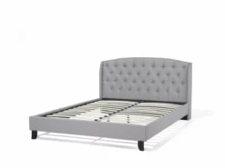 Cama Con Somier De Poliéster Gris Claro/negro 140 X 200 Cm BORDEAUX -Conforama Tienda de ventas 4b4171828bb49e6446067be4a98b5d1b39c2da80 fd96c794935f401a86a6c70b5f0b7e5d