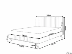 Cama Con Somier De Chenilla Azul Oscuro/madera Clara 180 X 200 Cm TALENCE -Conforama Tienda de ventas 4d2e12aedc7651ee0ab796304fbb5d5aa7f54a91 eca7adb936d0435eb664820b0fe998c2