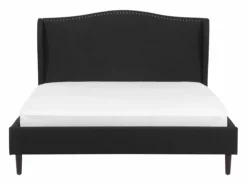 Cama Con Somier De Poliéster Negro/madera Oscura 140 X 200 Cm COLMAR -Conforama Tienda de ventas 4dd9be954617b0bd3555ec8dd92bd6519c45d650 eb56306bffdd47a0a42249701011f7f7