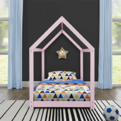 Cama Infantil Netstal De Madera Pino Forma De Casa - (LxAnxA) 206x98x142 Cm - Rosa Lacado Mate [en.casa] -Conforama Tienda de ventas 4ddb25f5b05f2d9e31479f8c9010eb4b27700dec a5b3bcfa904a4c46a76de656de567c89