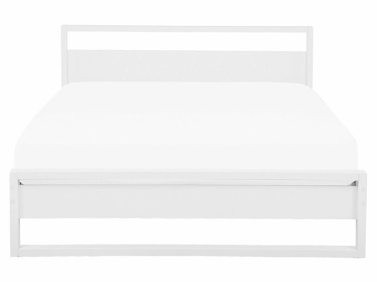 Cama Con Somier De Madera Pino Blanca 160 X 200 Cm GIULIA 4 Cama Con Somier De Madera Pino Blanca 160 X 200 Cm GIULIA - Imagen 4