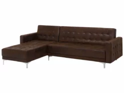 Sofá Cama Esquinero 4 Plazas En Piel Sintética Marrón Derecho ABERDEEN -Conforama Tienda de ventas 4f57727be34d9a6388218d31edca80474a3c7f03 7be23ad3fedb4bdfbe29e39dd280e5fe