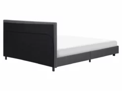 Cama Con Somier De Poliéster Gris/negro 160 X 200 Cm ALBI -Conforama Tienda de ventas 50b7b1acdb57bd623e8fbca698811c1c5ce08048 ba6a985df0d04f87938c88cc4bd9946e