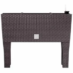 Jardinera C/patas.mod. Rato Jh 800. C/autorriego 80x33x65cm. Chocolate