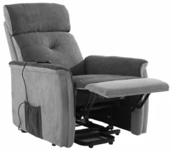 Sillón Relax Eléctrico De Microfibra LIAM