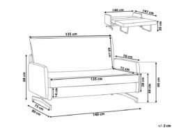 Sofá Cama 2 Plazas Tapizado Gris BELFAST -Conforama Tienda de ventas 5482c56dcb2f64fbc25a594be3487f681aa8f875 822d2738fe6b4419b2bc56ae2229ec7a
