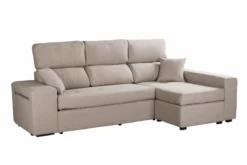 Chaise Longue CIRO Reversible - BEIGE -Conforama Tienda de ventas 548a3e5849fe9f6d0d2af3e52ca2e84259c2a1a7 764527 03