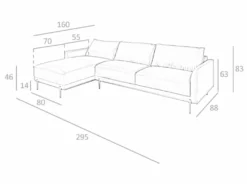 Sofá Chaise Longue (L) Tapizado En Piel De Origen Vacuno Color Gris Oscuro Con Base En Madera De Haya Vaporizada. Estructura De Patas En Acero Macizo Inoxidable Oscurecido. -Conforama Tienda de ventas 55d66a42e70d53041517c407934a03c8056275c7 1d587df2f3504bca9fdd17ef9aba8962