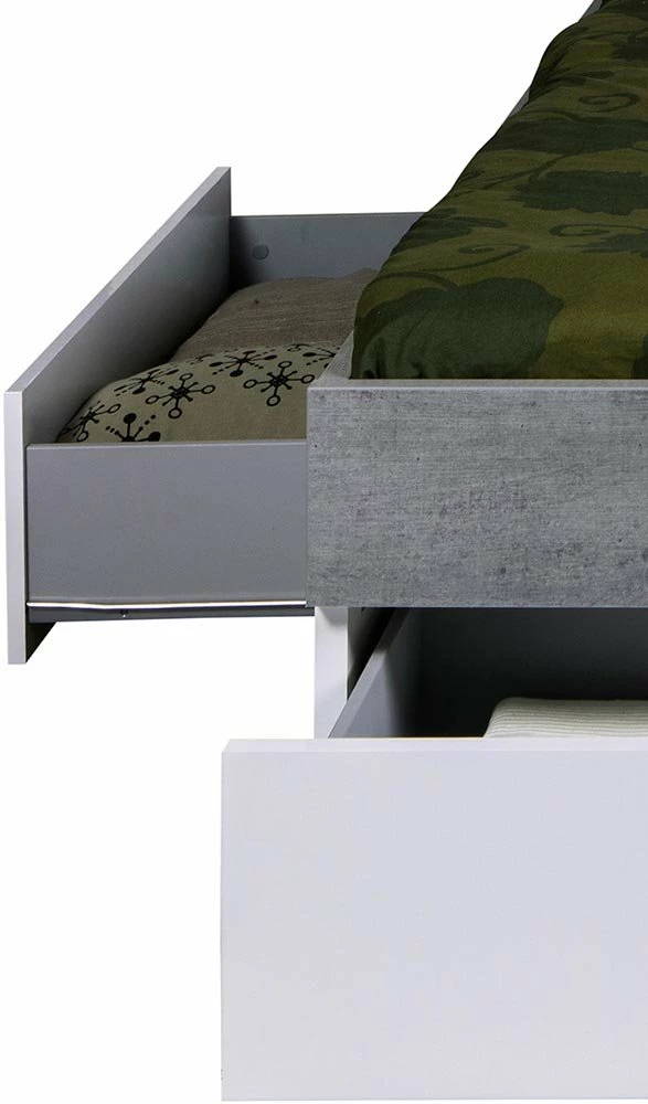 Cama 140x200 Cm Con Cajones CAPRI 2 Cama 140x200 Cm Con Cajones CAPRI - Imagen 2