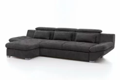 Chaise Longue Izquierda Convertible En Cama ETERNITY Antracita