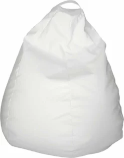 Pouf Juvenil Tipo PERA Color BLANCO