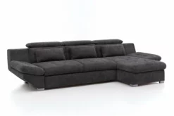 Chaise Longue Derecho Convertible En Cama ETERNITY Antracita