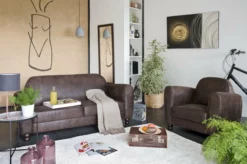 Sofá 2 Plazas CLAMM Color Marrón 9 Sofá 2 Plazas CLAMM Color Marrón -Conforama Tienda de ventas 5c305d60876bbf37d72297f32800bc98473d7ecf 375860 5