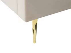 Cama Con Somier De Terciopelo Beige Arena/dorado 160 X 200 Cm MARVILLE -Conforama Tienda de ventas 5cf3aea72b42b9e42747fced452e3812bd44121c e78e0a0453a940aba41fdfddc7eb2b34