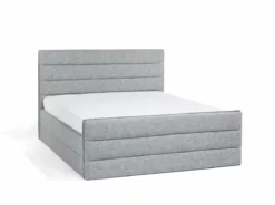Cama Con Somier De Poliéster Gris Claro 160 X 200 Cm VALBONNE -Conforama Tienda de ventas 5dbc0bfc53ad4715dad04ae30c73403469233e3d 7f5028b9f65e47968d7931b94db57584