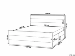 Cama Con Somier De Poliéster Gris Claro 180 X 200 Cm VALBONNE -Conforama Tienda de ventas 5ea1d94690509514b00953255b5bf0b2e034c944 b9d45d72801e4b0bbc6f0934611bf108