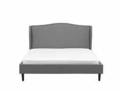 Cama Con Somier De Poliéster Gris/madera Oscura 180 X 200 Cm COLMAR -Conforama Tienda de ventas 5ecc82589f3f25ff2ec84ebb66e6f0422818d402 86a60219c1914371a1addded8f43ae13