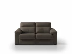Sofá 3 Plazas 2 Asientos TENOR Color Chocolate