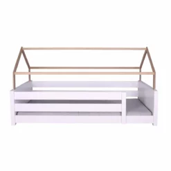 Cama-sofá Baja Montessori Con Protección Anticaídas KASVA 206x98x127 Cm