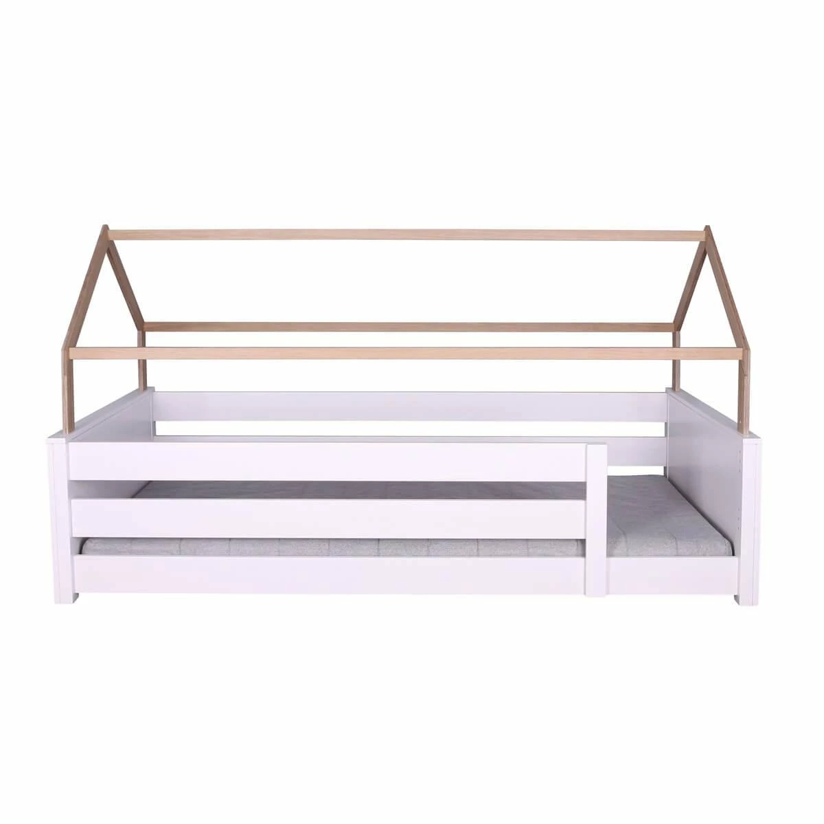 Cama-sofá Baja Montessori Con Protección Anticaídas KASVA 206x98x127 Cm 1 Cama-sofá Baja Montessori Con Protección Anticaídas KASVA 206x98x127 Cm