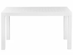 Mesa De Jardín Blanca 140 X 80 Cm FOSSANO -Conforama Tienda de ventas 63c78de792629454ee71dd207f66b0b7ac1193be 33a9d50fec0c49be94aeb2d20eeab1c1