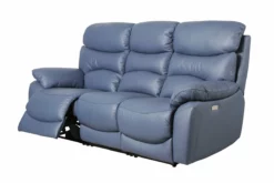 Sofá Relax Eléctrico 3 Plazas De Piel ESPRIT Color Azul -Conforama Tienda de ventas 6421bc1f0978253b04ca0fa6ff03955dd48209d4 397951 03