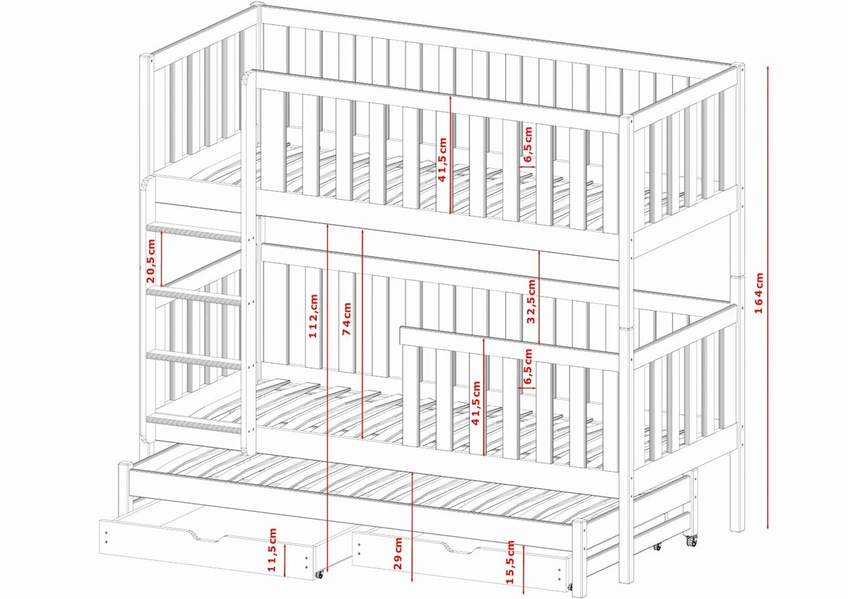 Litera Lea 90x200 Beige 3 Litera Lea 90x200 Beige - Imagen 3