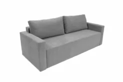 Skraut Home - Sofa Cama CLOUD, Gris Claro, Convertible En Cama, Arcón. Máximo Relax Y Confort - Con Sistema De Apertura Por Arrastre 225x92x92cm