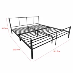 Cama Doble Laos Con Somier Metal 180 X 200 Cm - Negro Mate [en.casa] -Conforama Tienda de ventas 652a7a449a49cbae558f79f8dc477f29236f46b4 2e20f4928a07419e9ae4c0cfa305c5d3