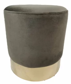 Pouf PALACE Color GRIS 38x38x42cm