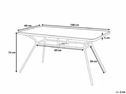 Mesa De Jardín En Acero Negro 140x80 Cm LIVO -Conforama Tienda de ventas 662fc68f74653aa73a0d578a9d737e2953061819 e537a95dcb1b4268a4bb4c9ae4e7720d