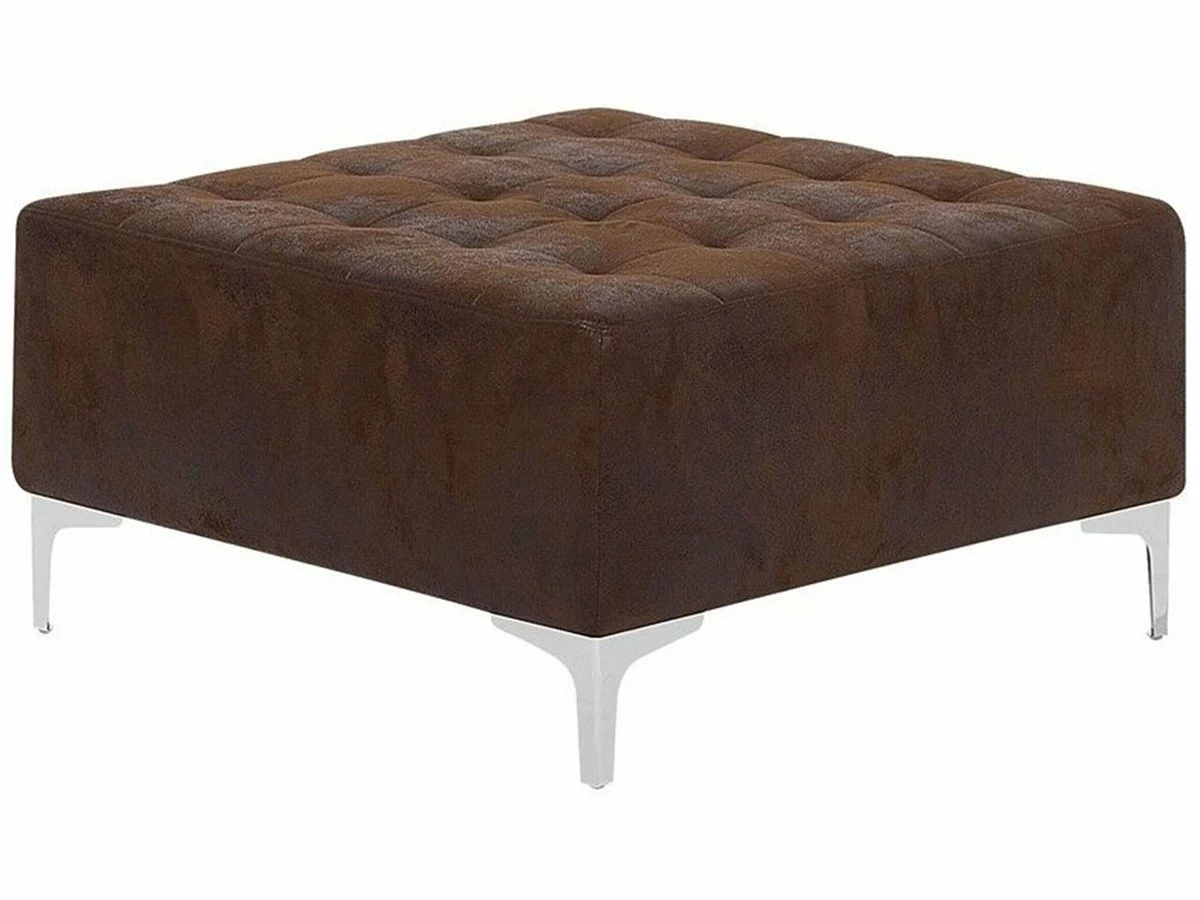 Sofá Cama Esquinero En Piel Sintética Marrón Con Reposapiés Izquierdo ABERDEEN 7 Sofá Cama Esquinero En Piel Sintética Marrón Con Reposapiés Izquierdo ABERDEEN - Imagen 7