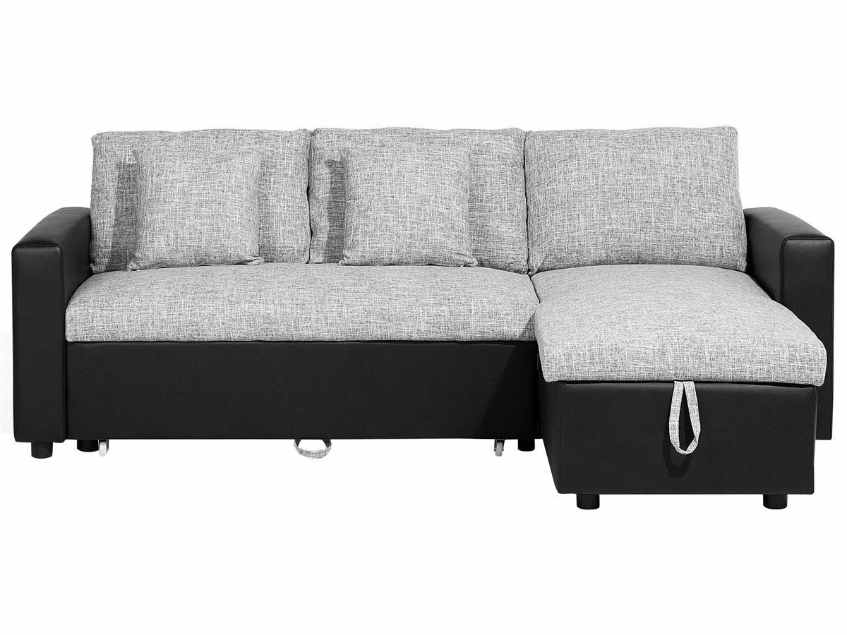 Sofá Cama Esquinero De Poliéster Gris Oscuro/beige Izquierdo TAMPERE 2 Sofá Cama Esquinero De Poliéster Gris Oscuro/beige Izquierdo TAMPERE - Imagen 2