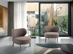 Sillón Tapizado En Tela Con Textura Y Patas De Acero Epoxi Color Marrón. -Conforama Tienda de ventas 67b580261a8c5940e7ff472160d5af8747a1510a 03cec3e573d6450fa041a8ccac3da5ba