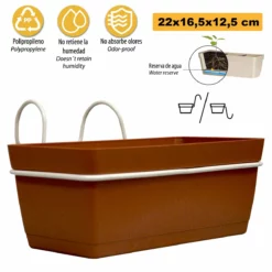 3 Jardineras L 22 Cm Con Ganchos, De Polipropileno 6 3 Jardineras L 22 Cm Con Ganchos, De Polipropileno -Conforama Tienda de ventas 6857582c0dffce164f33500d7776bcb55285cb2d 300edfd5dfcc4fafacf8b0b80a12b835