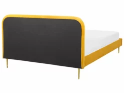 Cama Con Somier De Terciopelo Amarillo/dorado 180 X 200 Cm FLAYAT -Conforama Tienda de ventas 68b6d21f13fc5d46ed2e945523af436202d77f1f ad5b77d4b8524f558913a8a28195c7f9
