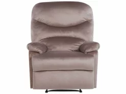 Sillón Reclinable De Terciopelo Gris Pardo/negro ESLOV -Conforama Tienda de ventas 695524dd058187a47d263453569210899364189e 886d4ce83ce640d1b05f85531bd32a00