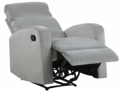 Sillón Reclinable Manual De Terciopelo Gris Claro VERDAL -Conforama Tienda de ventas 6a69e5931b01fc3a1981f4a440384c57c25e41bf 47ada8d9f3c642ee81c7b37b9d2c29dd