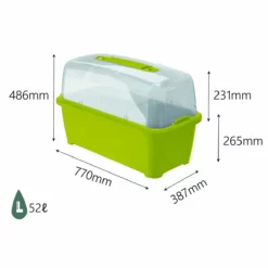 Prosperplast Huerto Urbano Con Invernadero De 52 Litros En Polipropileno 77 X 38 X 82 Cm Color Pistacho -Conforama Tienda de ventas 6a7da5850166c2311196183e9b5e9850ff20256d 011a61f9065d4d6e820c7ca8aa436f35