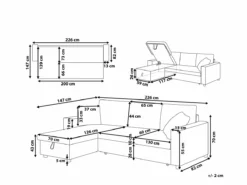 Sofá Cama Esquinero De Poliéster Gris Oscuro/beige Derecho TAMPERE -Conforama Tienda de ventas 6a8c1a42f7954ed42c137345c7b1f1416bd1b415 6ec5474e1c074dd2bac32fdc88a904a5