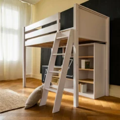 Cama Media Altura-estanterías Y Pizarra KASVA 206x98x166 Cm Blanco -Conforama Tienda de ventas 6f0649decc09a910ad382e5eecff0014389c5733 63d2ba16f8584253b2874ec351941739