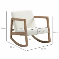 HOMCOM Silla Mecedora Tapizada En Forro Polar Sillón Balancín Relax Con Asiento Acolchado Reposabrazos Y Pies De Madera De Caucho Para Salón Dormitorio 60x81x71 Cm Crema 10 HOMCOM Silla Mecedora Tapizada En Forro Polar Sillón Balancín Relax Con Asiento Acolchado Reposabrazos Y Pies De Madera De Caucho Para Salón Dormitorio 60x81x71 Cm Crema -Conforama Tienda de ventas 6ffef0b6bae114ef49e795ba84b2df90bbc7e0d8 a18d41391ee544b38f415864b7eed8f6