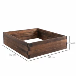 Outsunny Huerto Urbano Jardinera De Madera Maciza De Abeto Cama De Plantación De Jardín Para Cultivo Plantas Flores Hierbas 80x80x22,5 Cm Marrón -Conforama Tienda de ventas 703ad1fde248b694b4cef49573c69caaa3603bce c1feb50599da431baa493bba5bc87f7f